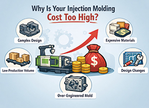 Top 5 Reasons Your Injection Molding Cost Is Too High  (And How to Fix It)