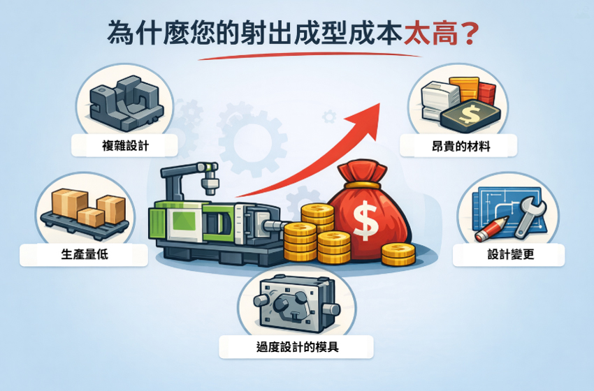 射出成型成本過高的五大原因（以及如何解決）